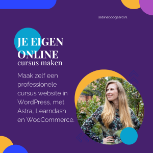 Maak je eigen online leeromgeving in WordPress